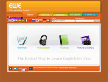 Tablet Screenshot of easyworldofenglish.com